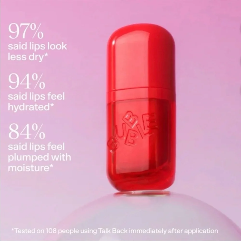 Bubble: Watermelon Lip Serum - Red